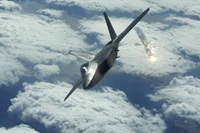 F-22 and flare